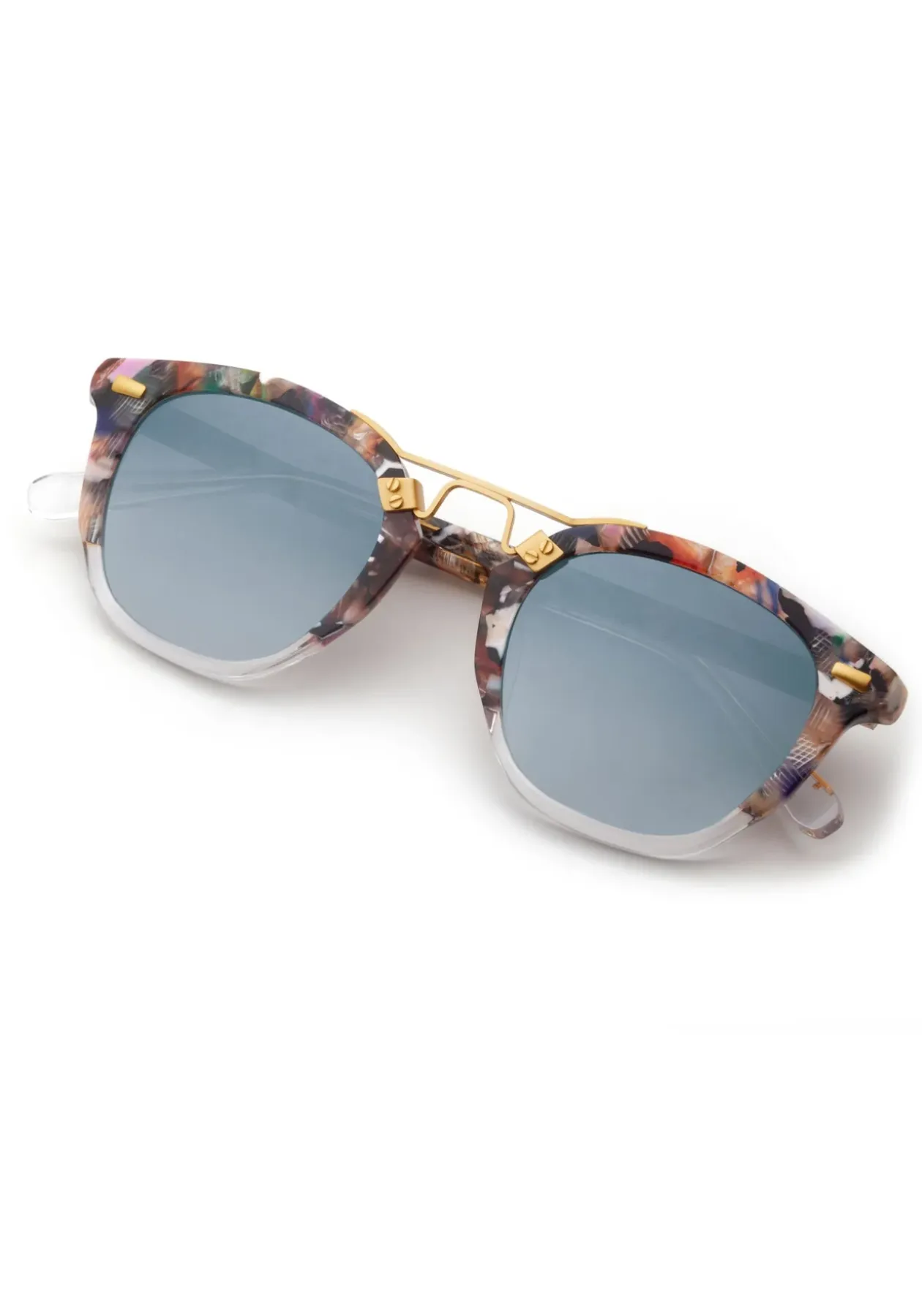 Beau | Capri To Crystal 24K Mirrored-Sunglasses|KREWE Fashion