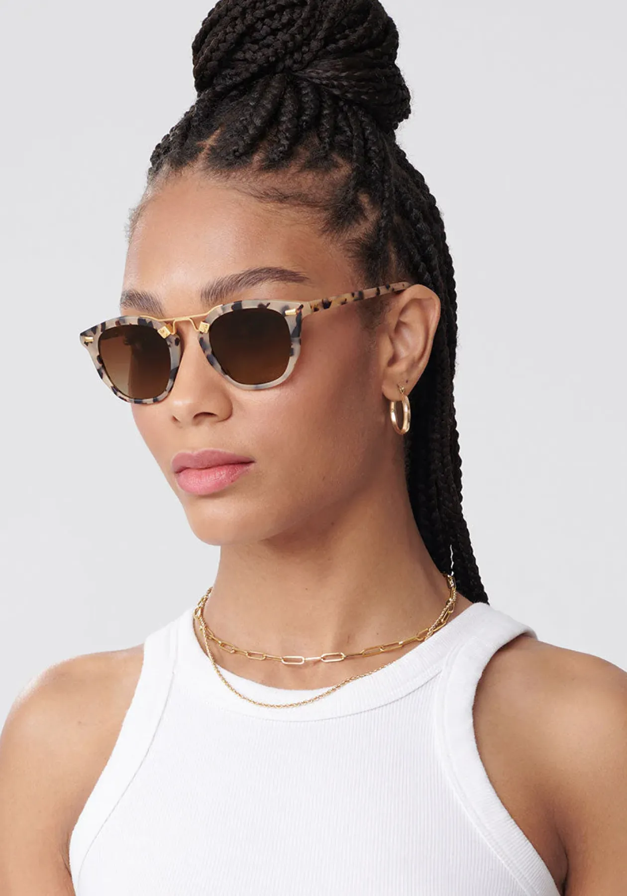 Beau | Matte Oyster 24K Polarized|KREWE Flash Sale
