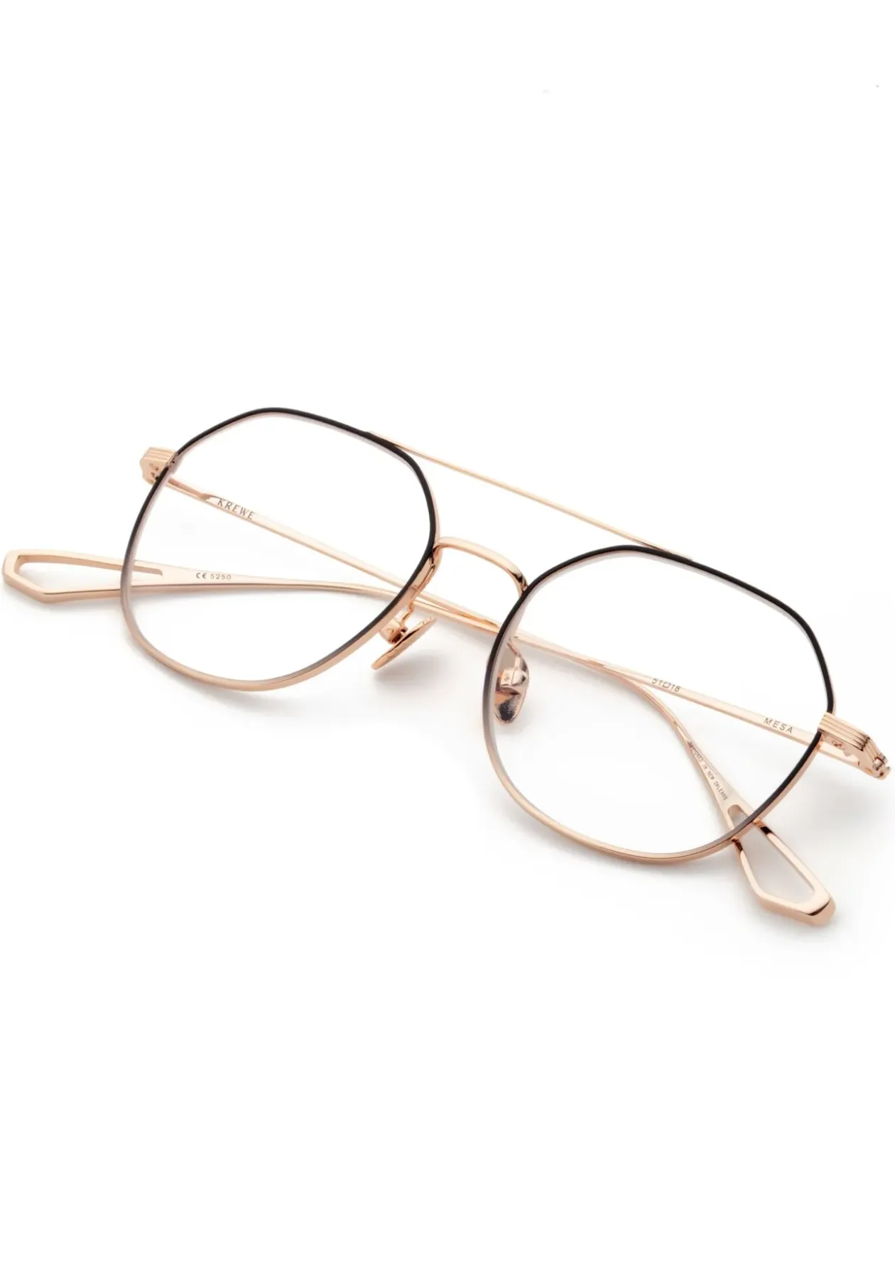 Mesa | Matte Black Fade + 18K Rose Titanium|KREWE Clearance