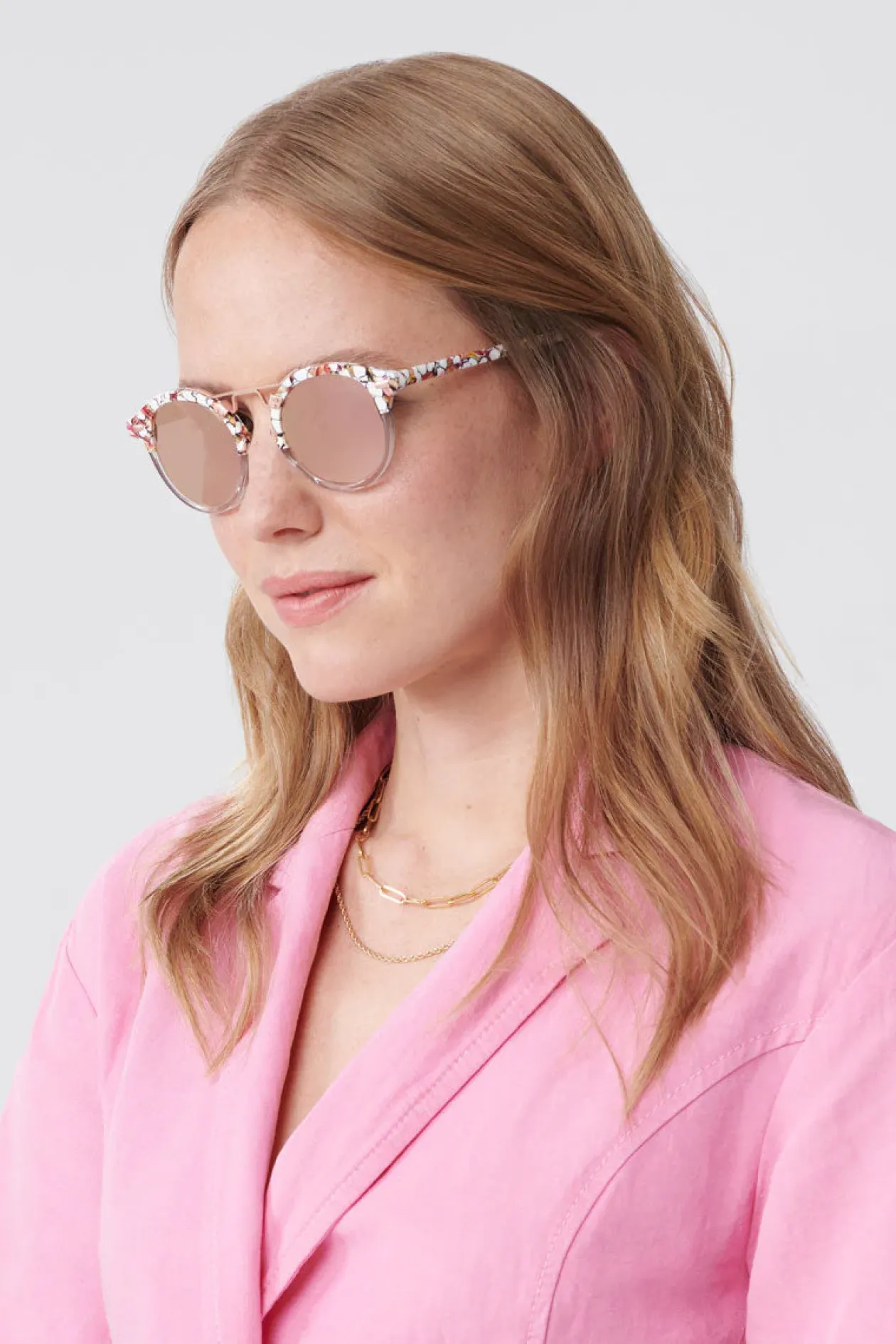 St. Louis Mirrored | Lotus To Crystal Rose Gold|KREWE Flash Sale