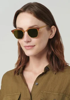 Thalia | Matte Tobacco Polarized 24K|KREWE Shop